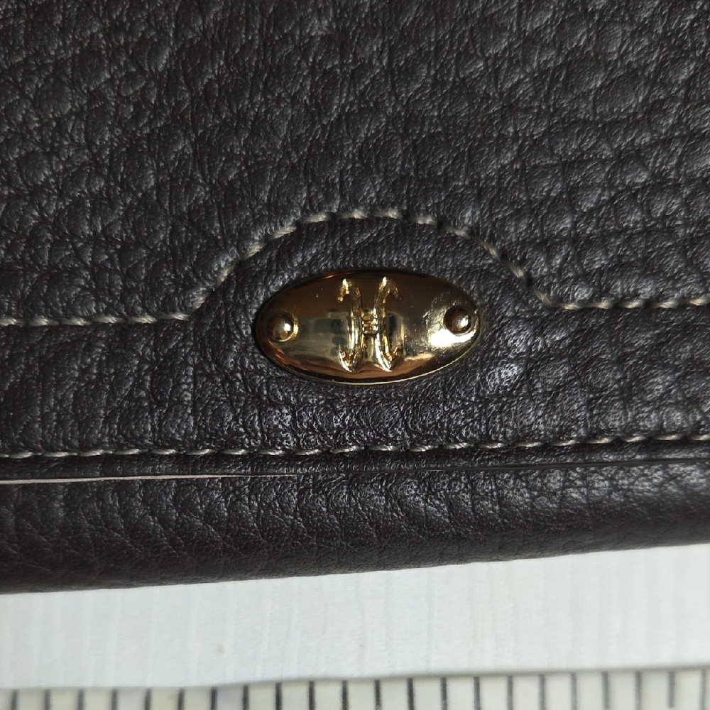 Cole Haan Brown Soft Leather Keychain Card Holder. - Picture 2 of 9